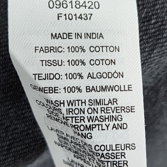 Asos Design Women's 100% Cotton Button Front Soft Denim Mini Tea Dress - UK10 - Picture 7 of 7